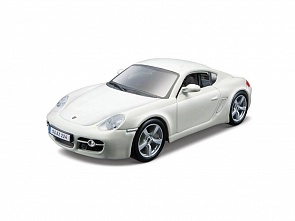 Машинка для сборки Porsche Cayman S, металлическая, 1:32 (Bburago, 18-45113)
